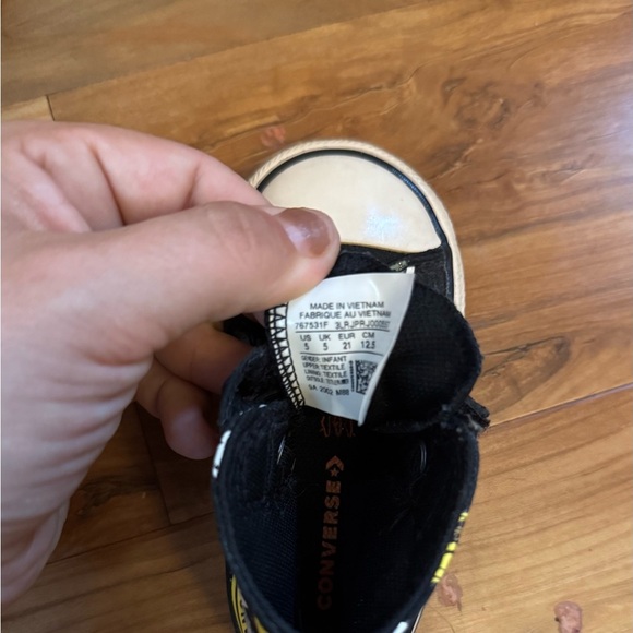 Camp Converse Chuck Taylor All Star High Top Sneakers Toddler Baby 5c Graphic - Picture 9 of 9